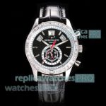 TW Factory Swiss Clone Patek Philippe Complications Cal.240 Black Dial with Baguettes 